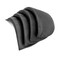 Large 1.5" Foam Shoulder Pads Pair for Blazer Jacket Coat Support in Black